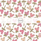 This magical inspired fabric by the yard features the following design: dusty pink and cream mouse ears roses. This fun themed fabric can be used for all your sewing and crafting needs!