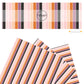 Black, purple, multi pink, and orange stripes faux leather sheets