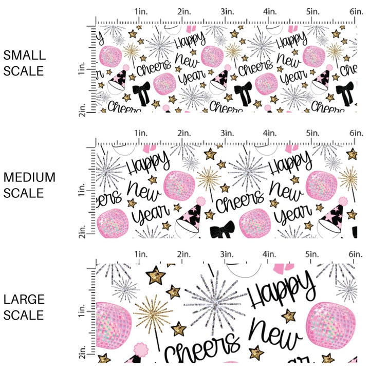 New Years Cheer Fabric By The Yard