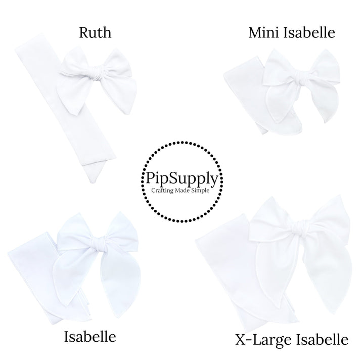 Peacock Blue Polka Dots Hair Bow Strips