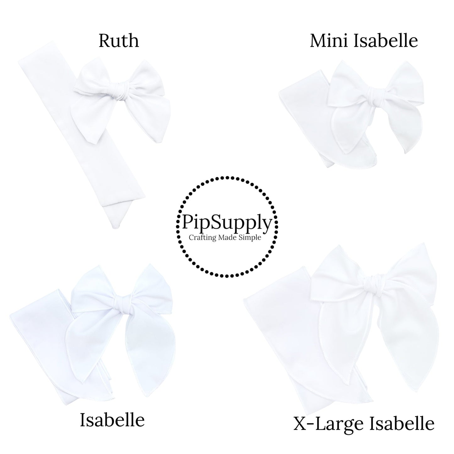 Apples and Bows Navy Hair Bow Strips