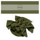 This solid no sew bow strips can be easily tied and attached to a clip for a finished hair bow. These olive green colored bow strips are great for personal use or to sell.