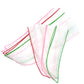 Light Pink and White Organza Fillable Shaker Hair Bow Strips