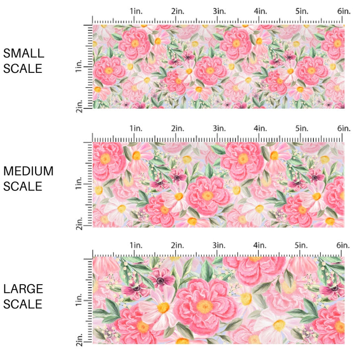 These floral fabric by the yard features painted flower pattern. This fun pattern fabric can be used for all your sewing and crafting needs!