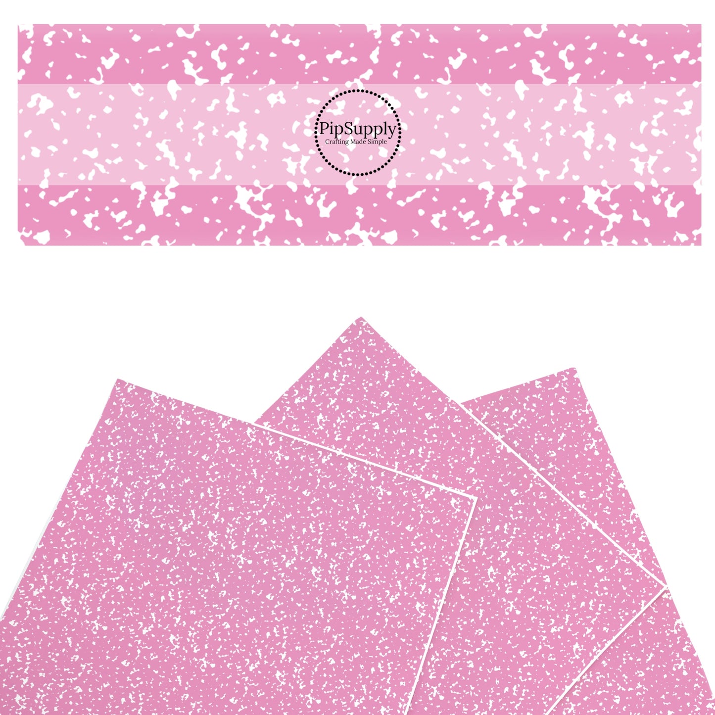 These school supply faux leather sheets contain the following design elements: classic pink composition pattern. Our CPSIA compliant faux leather sheets or rolls can be used for all types of crafting projects.