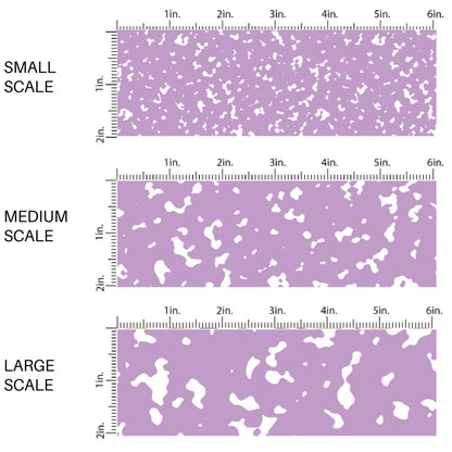 This scale chart of small scale, medium scale, and large scale of this school supply fabric by the yard features classic purple composition pattern. This fun themed fabric can be used for all your sewing and crafting needs!