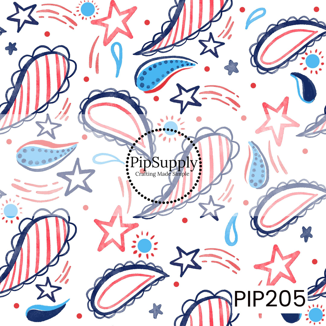 PIP205 - Patriotic Posies Paisley