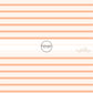 This summer fabric by the yard features cream and peach stripes. This fun summer themed fabric can be used for all your sewing and crafting needs!