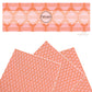 These summer pattern faux leather sheets contain the following design elements: pink and coral aztec pattern. Our CPSIA compliant faux leather sheets or rolls can be used for all types of crafting projects.