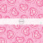 Pink Heart Sandwich Fabric By The Yard