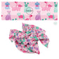 These Valentine's Day pattern no sew bow strips can be easily tied and attached to a clip for a finished hair bow. These Valentine's Day bow strips are great for personal use or to sell. The bow strips feature pastel colored dogs on pink. 