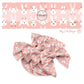 These summer themed no sew bow strips can be easily tied and attached to a clip for a finished hair bow. These summer patterned bow strips are great for personal use or to sell. These bow strips feature bunnies with bows on pink.
