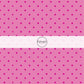 Pink Springtime Dots Fabric By The Yard