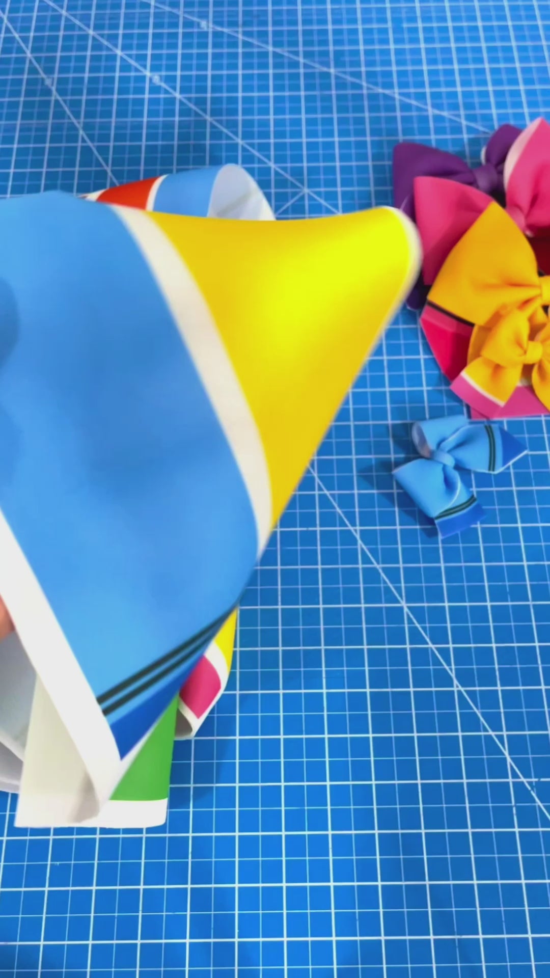 Pencil Sailor Neoprene DIY Hair Bows