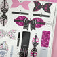 Disco Dreams Layered Faux Leather DIY Hair Bows