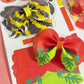 Coral Spring Garden Faux Leather DIY Hair Bows & Craft Cutouts - PIPS EXCLUSIVE