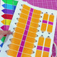 Faux Leather Crayon and Pencil Snap Clip Templates 