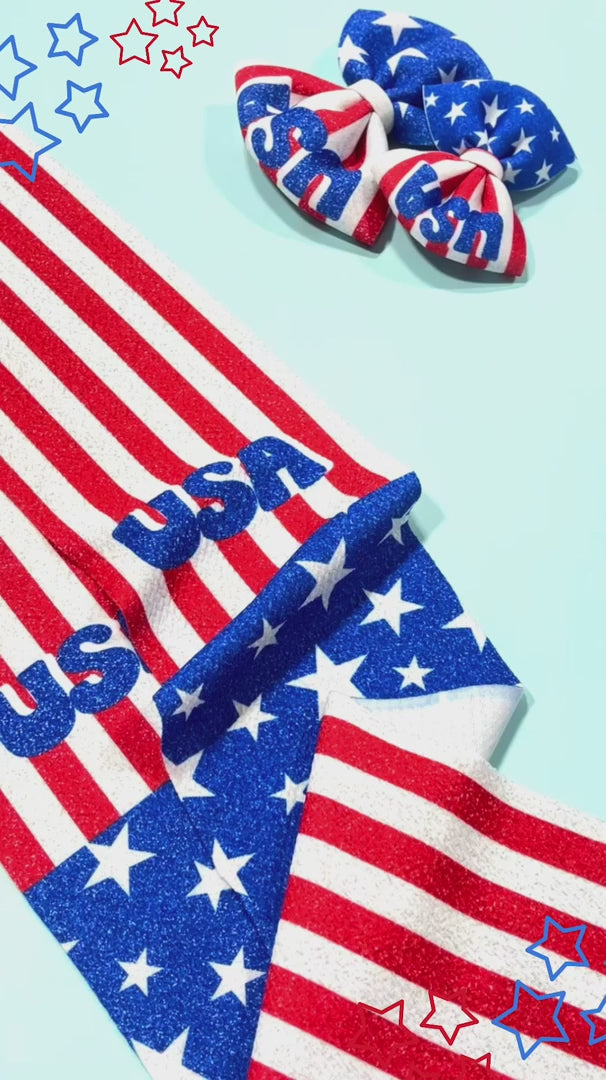 Painted Garden Floral Pinch Neoprene DIY Hair Bows