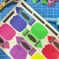 MINI Crayon PIGGIE Bubble Faux Leather DIY Hair Bows & Craft Cutouts - PIPS EXCLUSIVE