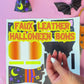 Traditional Halloween Faux Leather DIY Hair Bows & Craft Cutouts - PIPS EXCLUSIVE