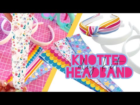 Checkered V-Day Treats DIY Knotted Headband Kit