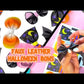 Traditional Halloween Faux Leather DIY Hair Bows & Craft Cutouts - PIPS EXCLUSIVE