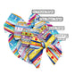 Glass Slipper Stripes Princess Hair Bow Strips - PIPS EXCLUSIVE