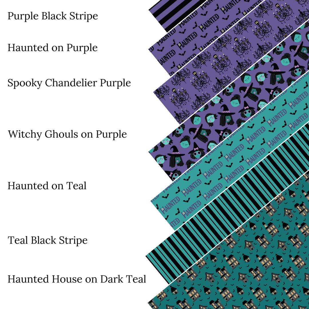 Purple Black Stripe Faux Leather Sheets