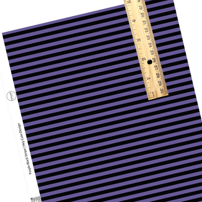 Halloween purple and black stripes faux leather sheets