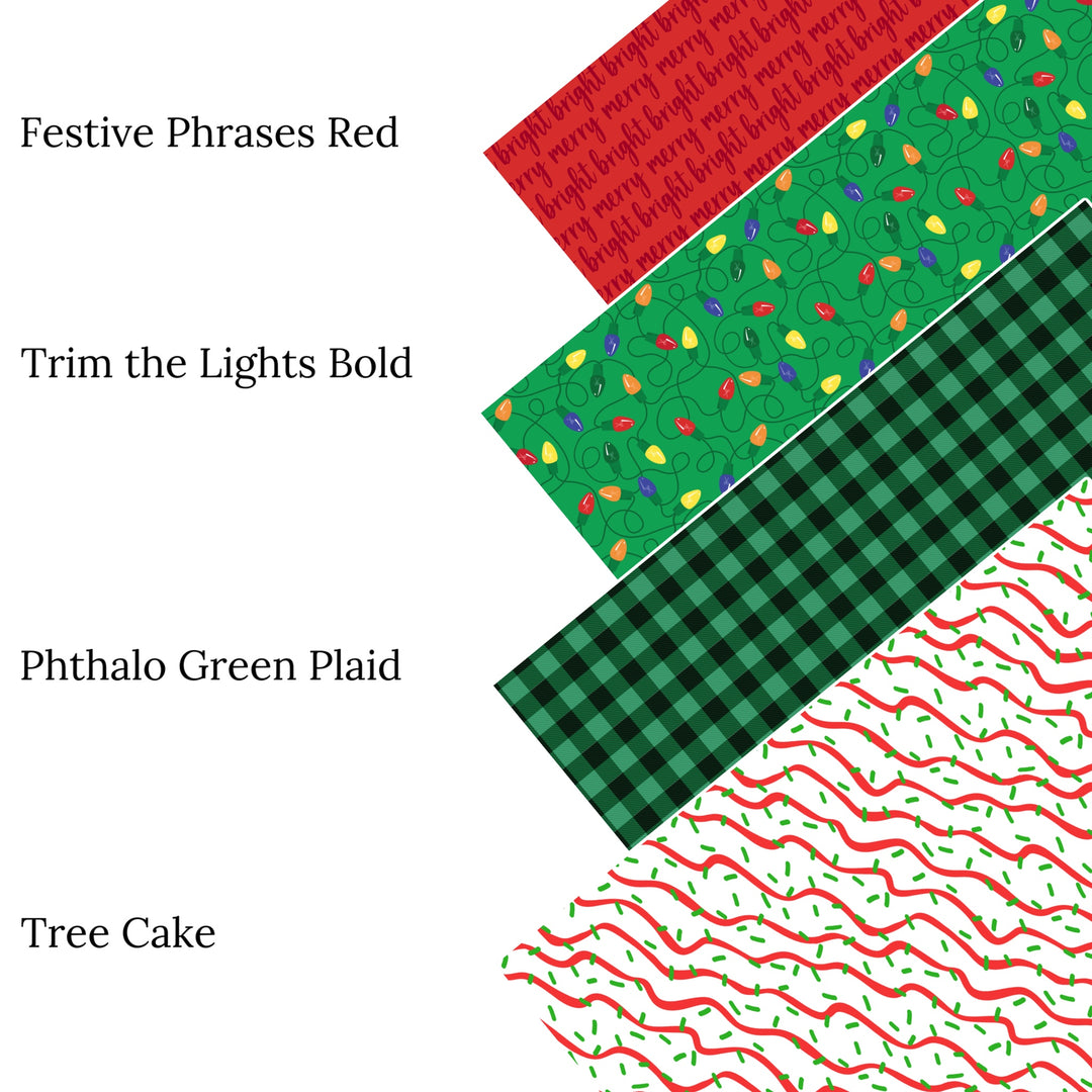 Tree Cake Faux Leather Sheets