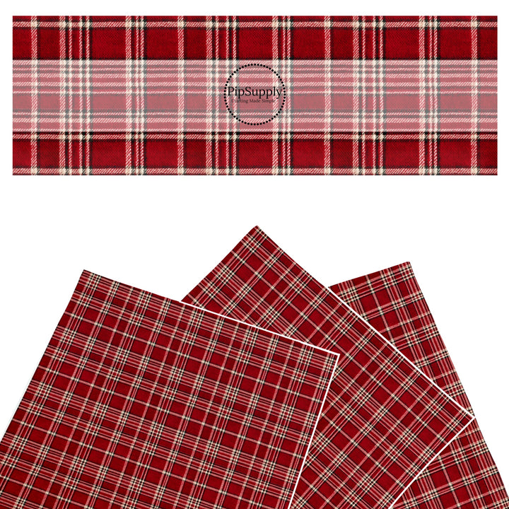 warm red cozy flannel