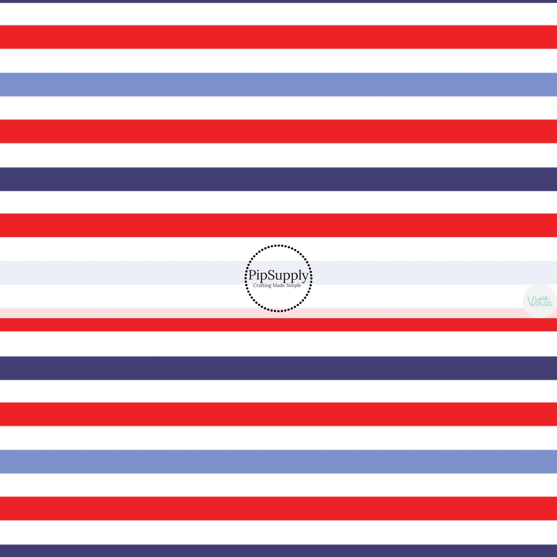 This 4th of July fabric by the yard features red, white, and blue stripes. This fun patriotic themed fabric can be used for all your sewing and crafting needs!