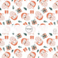 These Christmas Santa themed pattern fabric by the yard features the following design elements: Santa surrounded by presents. This fun themed fabric can be used for all your sewing and crafting needs!