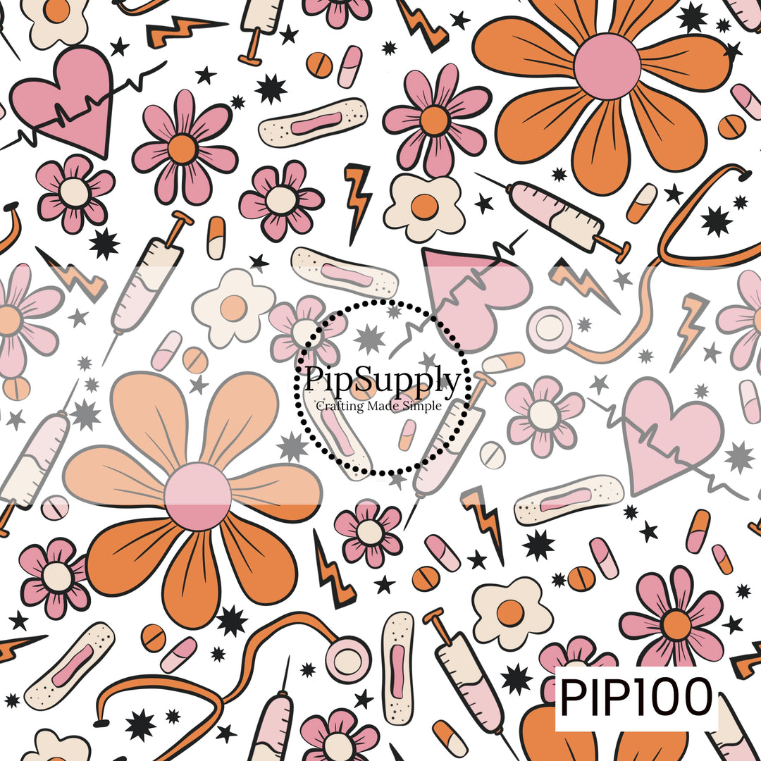 PIP100 - Retro Nurse Blooms