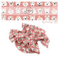 These summer themed no sew bow strips can be easily tied and attached to a clip for a finished hair bow. These summer patterned bow strips are great for personal use or to sell. These bow strips feature puppies with bows on pink.