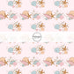 This beach fabric by the yard features seashells on light pink. This fun summer themed fabric can be used for all your sewing and crafting needs!