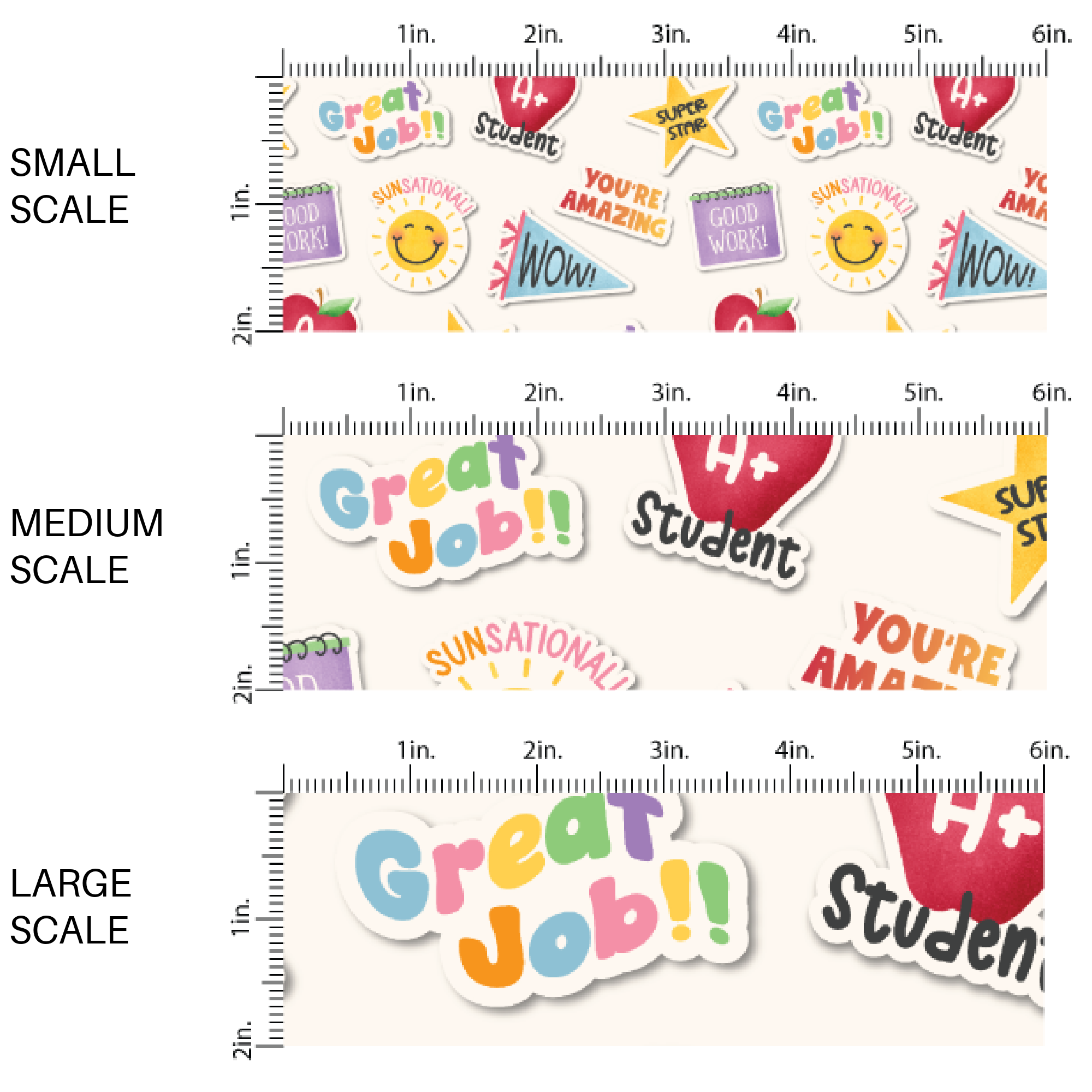 School Supplies Printable Stickers, Png Files