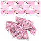 These Santa themed no sew bow strips can be easily tied and attached to a clip for a finished hair bow. These fun patterned bow strips are great for personal use or to sell. These bow strips feature the following design elements: Santa on pink.