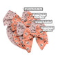 Lightning Skulls Peachy Pink Hair Bow Strips