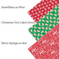 Christmas Tree Cakes Green Faux Leather Sheets