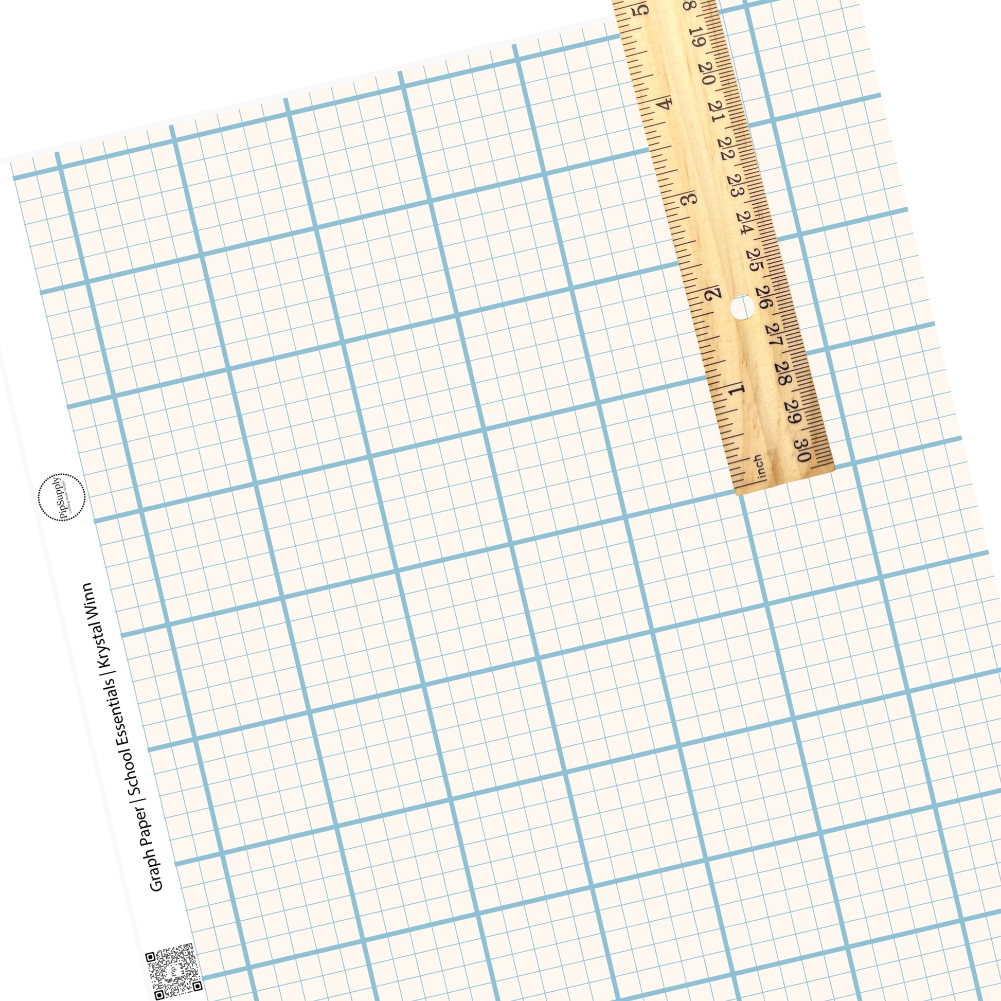 Square lined graph paper faux leather sheets