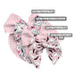 Pink Black Boo Celebration Hair Bow Strips