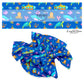 These summer ocean themed no sew bow strips can be easily tied and attached to a clip for a finished hair bow. These summer patterned bow strips are great for personal use or to sell. These bow strips feature submarines and multi colored fish and ocean animals.