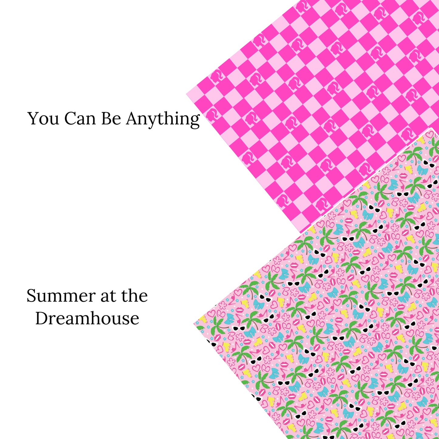 Summer At The Dreamhouse Faux Leather Sheets