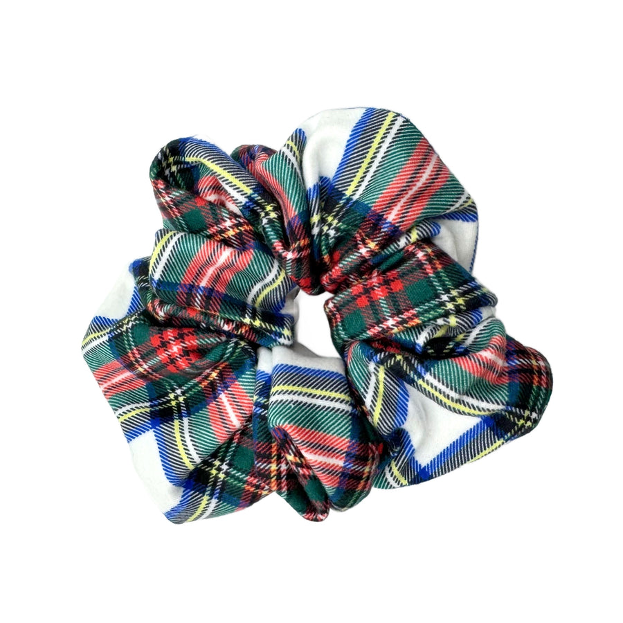 These Christmas flannel scrunchies are ready to wear, give as a gift or offer for sale to others. The soft holiday fabric scrunchies are made by hand with high quality elastic and can be worn by all ages as jewelry or as a hair accessory.