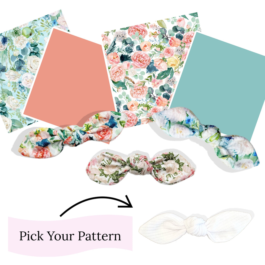 TEARDROP Fabric Bow - Pick Your Pattern