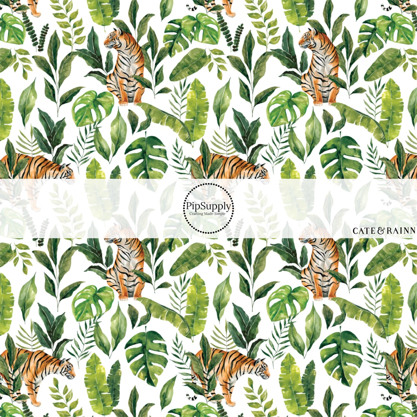 These jungle pattern faux leather sheets contain the following design elements: tropical jungle tigers. Our CPSIA compliant faux leather sheets or rolls can be used for all types of crafting projects.