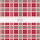 These winter plaid themed pattern fabric by the yard features the following design elements: traditional red plaid pattern. This fun themed fabric can be used for all your sewing and crafting needs!