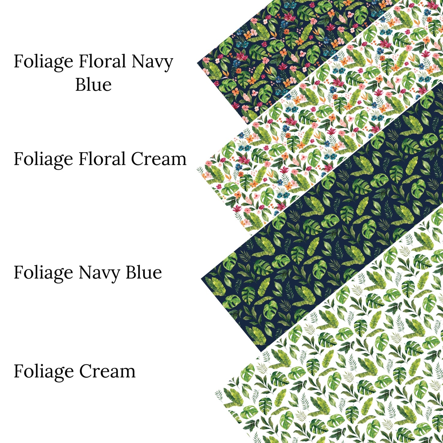 These jungle pattern faux leather sheets contain the following design elements: tropical jungle foliage. Our CPSIA compliant faux leather sheets or rolls can be used for all types of crafting projects.