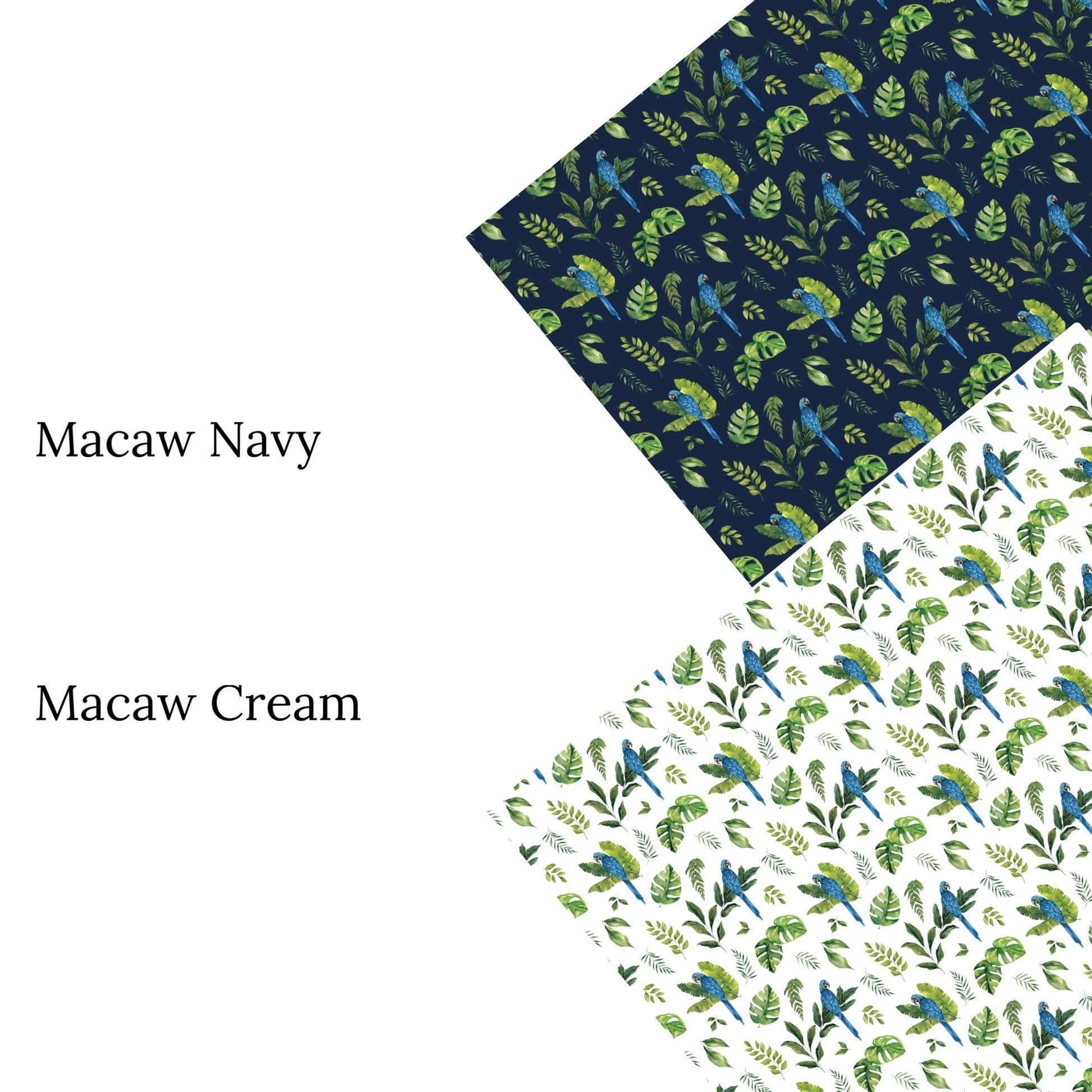 These jungle pattern faux leather sheets contain the following design elements: tropical jungle macaw. Our CPSIA compliant faux leather sheets or rolls can be used for all types of crafting projects.